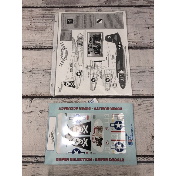 New Super Scale International Decal Little Chief Decals 48-495 unsealed - Picture 1 of 5